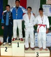 Gabriele D'auria Medaglia D'oro Kg. 60 Grand Prix Cadetti Toneo Internazionale Citta di Colombo - Genova 2003