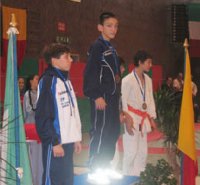 Rosati Fabio, Medaglia d'Oro Esordienti Kg.38 16° Torneo Internazionale Sankaku Bergamo 2005