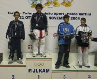 Rosati Fabio, Medaglia D'Argento Kg. 38 Esordienti Torneo Topolino 2004